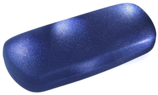 samtiges Glitzer-Brillenetui PIEPER in blau