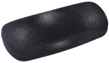 samtiges Glitzer-Brillenetui PIEPER in schwarz