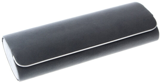 ovales Brillenetui mit Magnetverschluss ACHIM  in Grau