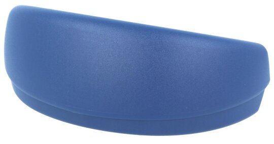 großes Brillenetui aus Kunststoff - SANDY für Sonnenbrillen, Sportbrillen oder Brillen mit starker Wölbung in blau