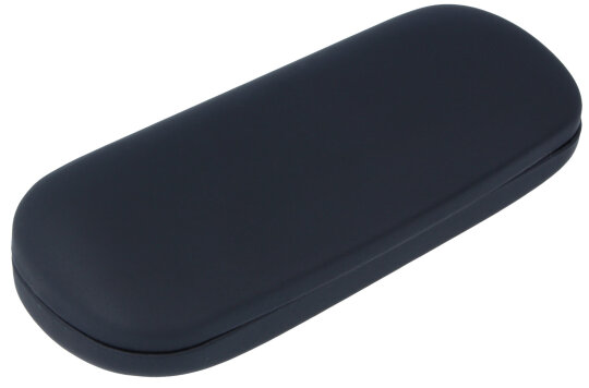 Hübsches Hartschalenetui " BJÖRN" mit robustem Metallscharnier in Schwarz