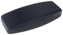 schwarzes Hartschalen-Brillenetui mit Silky-Bezug...