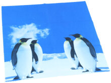 Microfasertuch mit Motiv "Pinguine"
