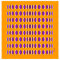 La Kelnet Microfasertuch - Optische Täuschungen - Violett-Orangene Rauten
