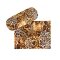 gemustertes Brillenetui mit weichem Microfaserbezug und passendem Tuch - LEO