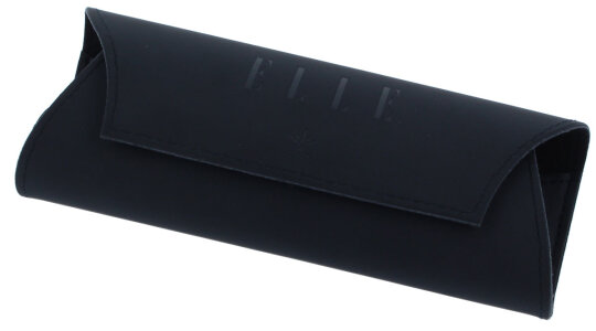 elegantes Taschen-Brillenetui mit Ziernaht und Klettverschluß