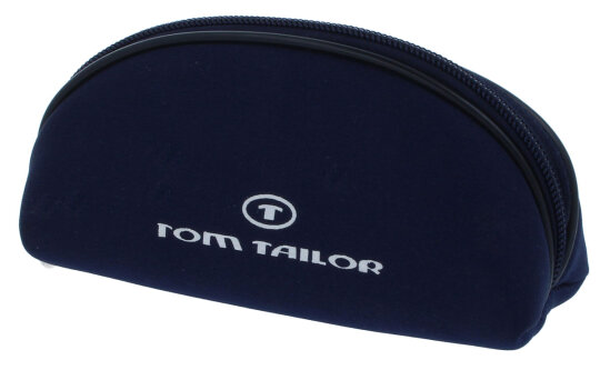 Modernes Taschen-Etui mit Reißverschluss von "TOM TAILOR" in klein, Blau