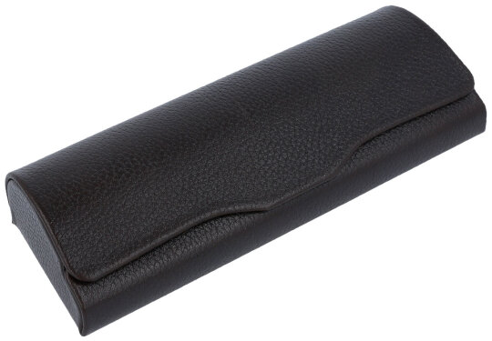 hochwertiges Rinds-Lederetui mit Magnetverschluss in braun | DIEGO