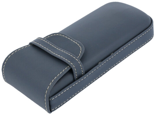 robustes Einsteck-Brillenetui - GREGOR mit Clip in grau