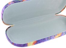 schönes Hartschalen-Brillenetui mit Motiv -...