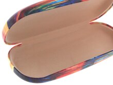 schönes Hartschalen-Brillenetui mit Motiv -...