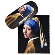 Schönes Brillenetui mit Microfaserbezug - Jan Vermeers: Das Mädchen mit dem Perlenohrring