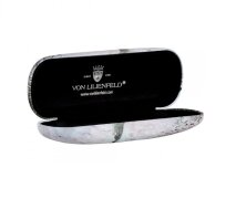 romantisches Brillenetui mit Microfaserbezug und Motiv -...