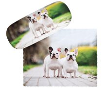 schönes Brillenetui mit weichem...