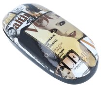 Modernes Brillenetui mit Metallscharnier für...