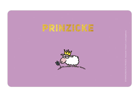 Robustes Schneidebrettchen / Frühstücksbrettchen Rannenberg & Friends "Prinzicke"