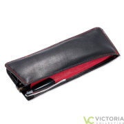 Zweifarbiges, kleines Echtleder-Stecketui RUBEN mit...