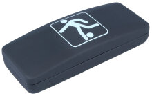 Schwarzes Hartschalen-Brillenetui mit...