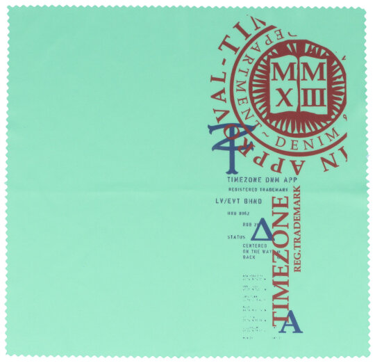 Stylisches Microfasertuch von TIMEZONE in Grün / Rot