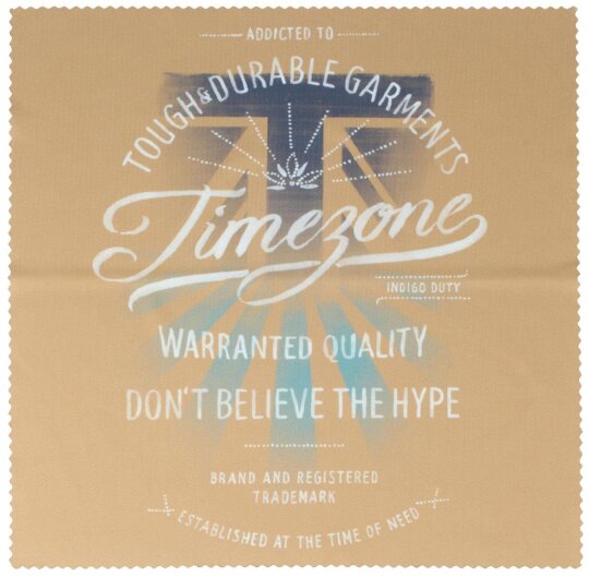 Stylisches Microfasertuch von TIMEZONE in Ocher