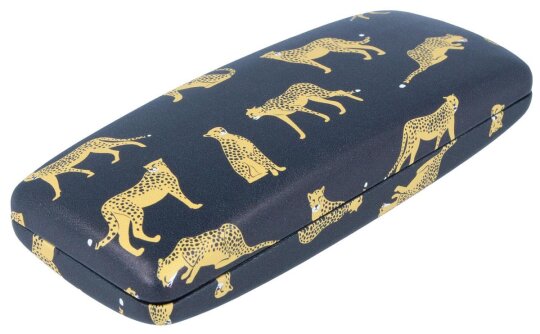 Cooles Hartschalen-Brillenetui mit modischem Gepard-Muster - MYKONOS