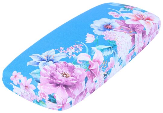 Cooles Hartschalen-Brillenetui mit schönem Lilien-Muster - MYKONOS