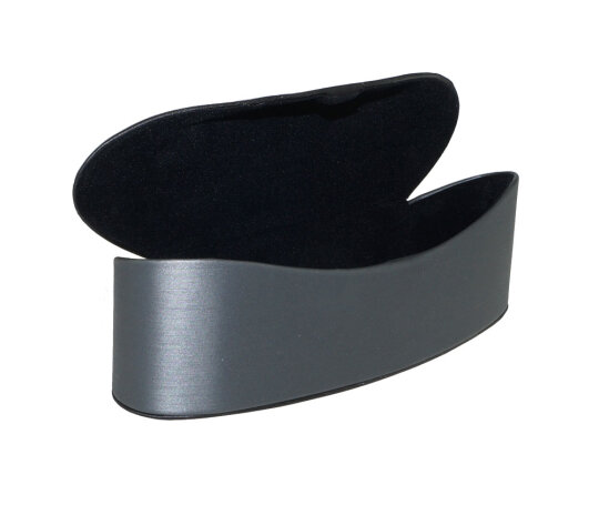 Brillenetui in rot mit Metalscharnier