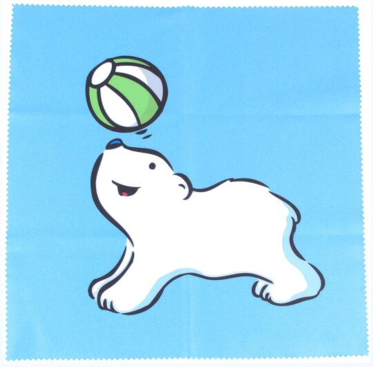 wunderschönes Motiv Microfasertuch - EISBÄR