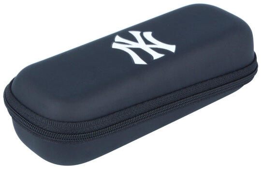 Cooles Brillenetui "NY Yankees" aus robustem Material mit schrägem Reißverschluss