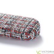 Stylisches Hartschalen-Brillenetui CONNECTION in Rot mit...