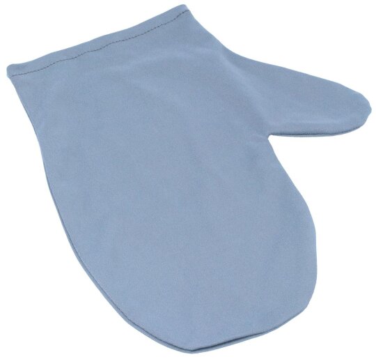 Premium Microfaser - Handschuh zum Brille reinigen - Microfaserputztuch in grau
