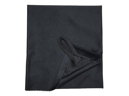 gigantisch großes Mikrofaser-Werkstatttuch - Reinigungstuch mit Haken - 40 x 60cm in schwarz