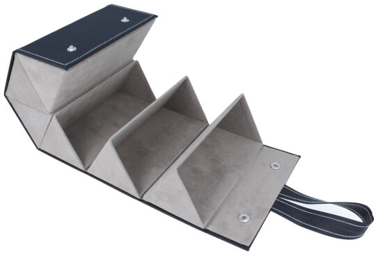 hochwertiges DISPPLAYTRAY | schwarzes Etui für 6 Brillen zum Aufhängen