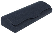 Handliches, robustes Brillenetui mit Strukturbezug und...