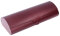Satiniertes Aluminium-Brillenetui MAROSKI - Weinrot XL