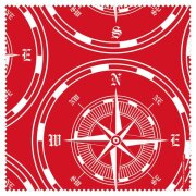 Polyclean Microfasertuch mit Motiv "Kompass"...