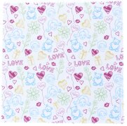 Polyclean Microfasertuch mit Motiv "Scribbles...