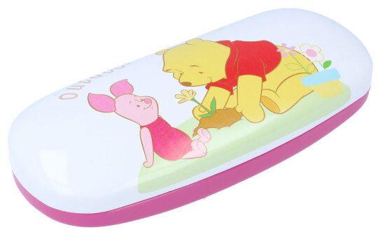Süßes Hartschalen-Brillenetui für Kinder "Winnie Pooh" in Pink