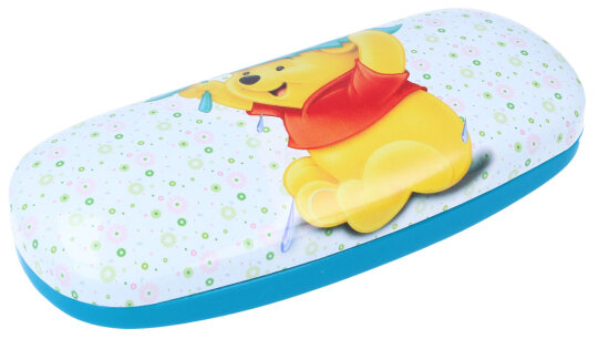 Süßes Hartschalen-Brillenetui für Kinder "Winnie Pooh" in Blau