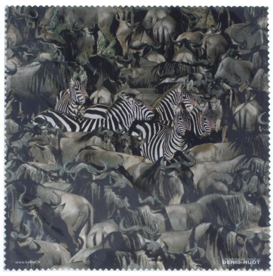 La Kelnet Motiv-Microfasertuch - ANIMAL - Zebras