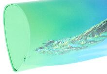Schönes Hartschalen-Etui PFAU mit Magnetverschluss und edlem Farbverlauf