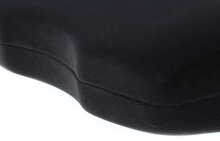 Schwarzes Hartschalen-Brillenetui "Jascha" mit glattem Silky-Bezug und hochwertigem Metallscharnier