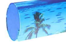 Schönes Hartschalen-Brillenetui "Blue...