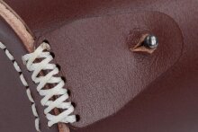 Schickes Steck-Brillenetui "Köcher" aus hochwertigem Leder im natürlichen Stil