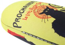 Entzückendes Hartschalen-Etui mit passendem Tuch - Rosina Wachtmeister´s "Chat Noir"