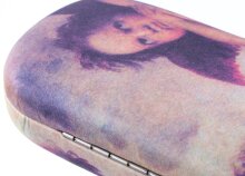 edles Brillenetui "RAFFAEL: ENGEL" mit weichem Microfaserbezug und Metallscharnier