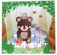 Polyclean Microfasertuch mit Motiv  "Little Friends...