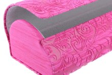 Schickes Brilenetui "Leyla" in Pink mit edler Prägung im Ornament-Muster