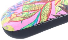 Pinkes, sommerliches Hartschalen-Brillenetui...