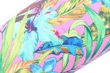 Pinkes, sommerliches Hartschalen-Brillenetui "Tropical" im tropischen Design